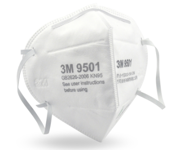3M9501（耳帶式，折疊式,2片裝）防顆粒物口罩
